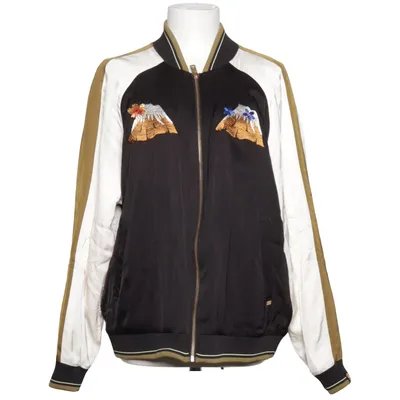 Bomber jacket (Black, White, Green) from Scotch & Soda Polyester, Viscose