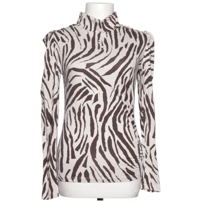 Turtleneck (Hvid, Sort) fra Gomaye Bomuld, Elastan, Modal