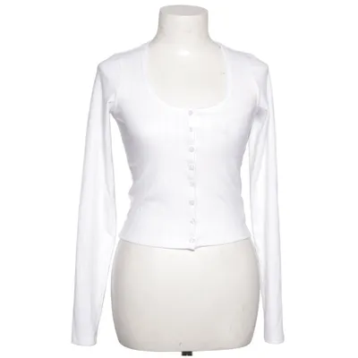 Strickjacke (Weiß) von Hollister Elasthan, Polyester, Viskose