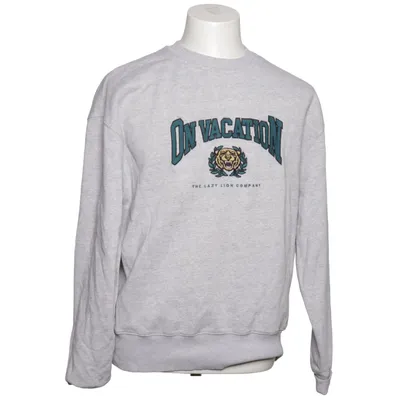 Sweatshirt (Grå) fra On Vacation Polyester, Genanvendt bomuld, Viscose