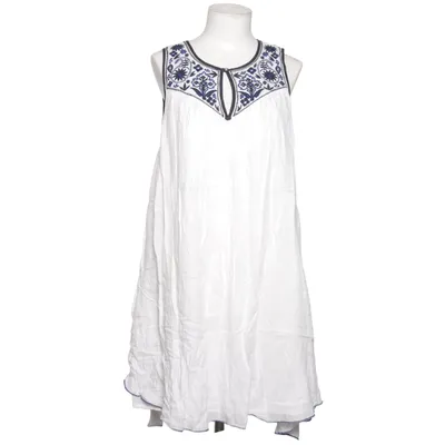 Dress (White, Blue) from Mara Mea Cotton, Viscose