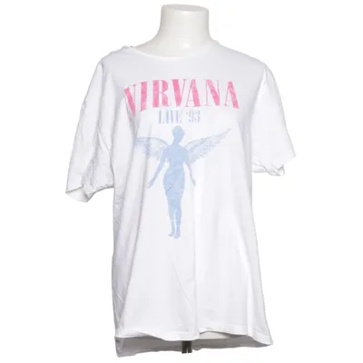 T-shirt (Blanc, Multicolore) de Nirvana Coton