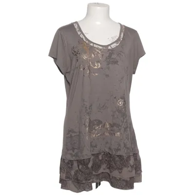 Top (Grå, Guld) fra Lea H. Polyester, Viscose
