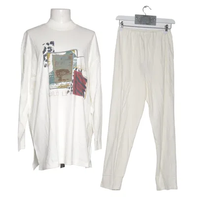 Pajamas (White, Multicolored) from Rösch Cotton