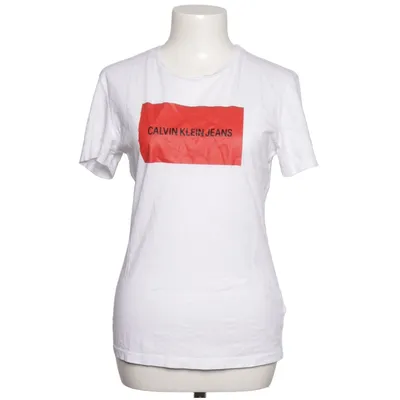 T-shirt (Vit, Röd) från Calvin Klein Jeans Bomull