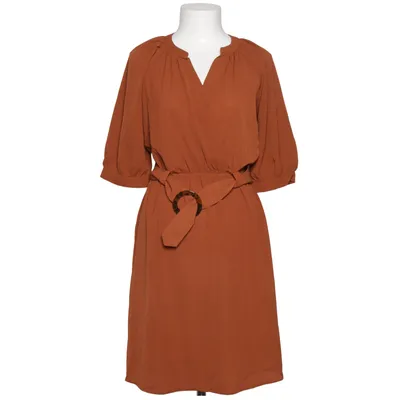 Dress (Brown) from Monteau Elastane, Polyester