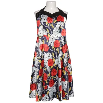 Dress (Black, Red, Multicolored) from Dress Tells Cotton, Elastane