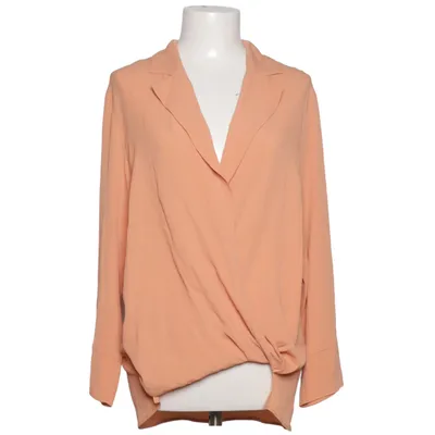 Slå-om bluse (Orange) fra 8pm Acetat, Silke