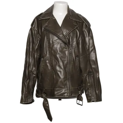 Bikerjacka (Grön) från Zara Polyester, Polyuretan