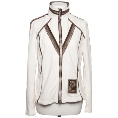 Fleecejacke (Weiß, Braun) von Emotion Polyester, Polyurethan