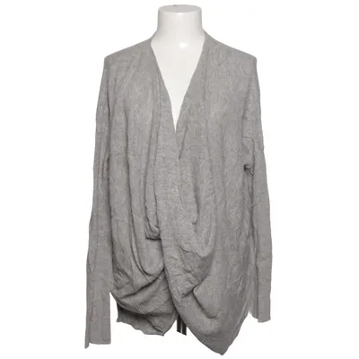 Cardigan (Gris) de Mrs. Foxworthy Cachemire, Polyamide, Viscose, Laine