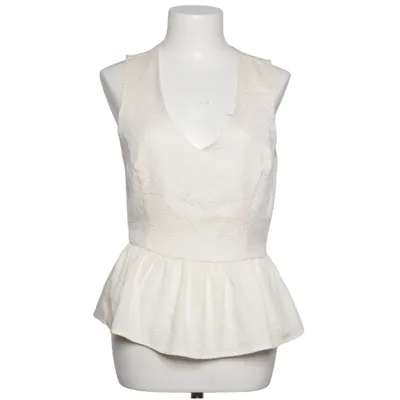 Peplumtopp (Vit) från Forever 21 Contemporary Elastan, Polyester