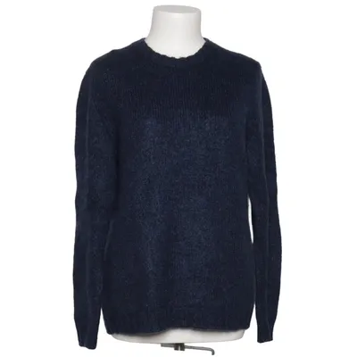 Strickpullover (Blau) von Allude Mohair, Bio-Baumwolle, Polyamid, Wolle