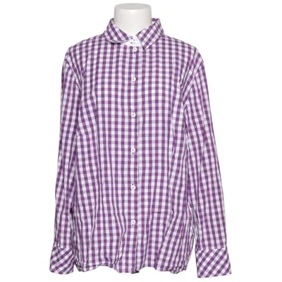 Shirt (Purple, White) from Atelier Creation Cotton