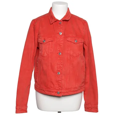Denim jacket (Red) from Mango Denim Cotton
