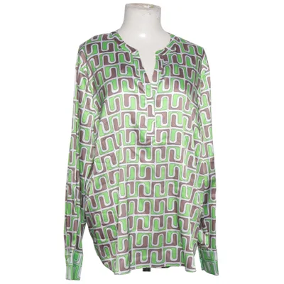 Blouse (Green, Brown, White) from Herzen´s Angelegenheit Elastane, Silk