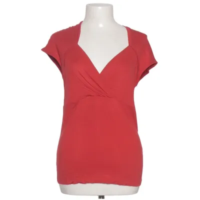 Wrap blouse (Red) from Fragile Elastane, Viscose