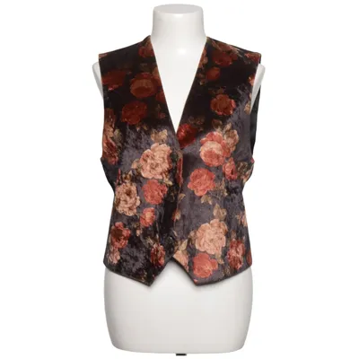 Suit vest (Black, Multicolored) from Canda Acetate, Polyester