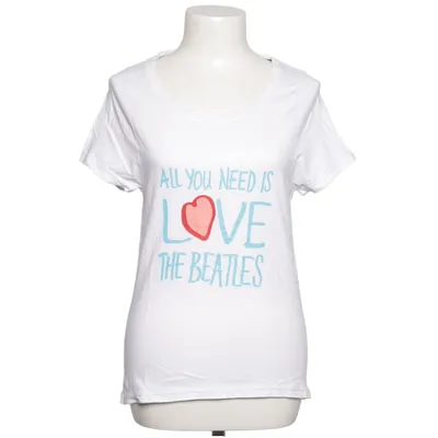 T-shirt (Blanc, Bleu) de The Beatles Coton