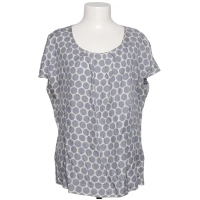 Top (Gray, White) from Boden Silk, Viscose