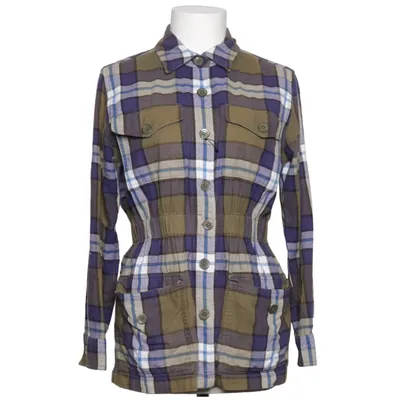 Flannel skjorte (Blå, Grøn, Hvid) fra Equipment Femme Bomuld