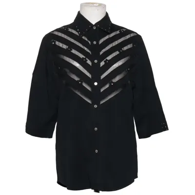 Chemise à manches courtes (Noir) de Lafei Nier Coton