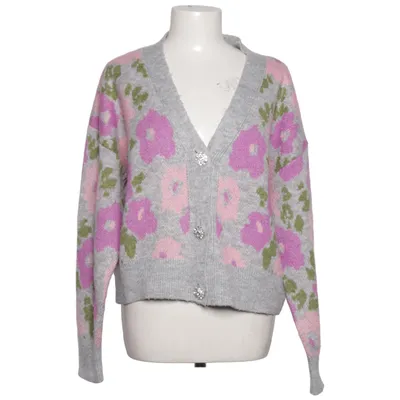 Cardigan (Gray, Multicolored) from Dilvin Knit Acrylic, Polyester