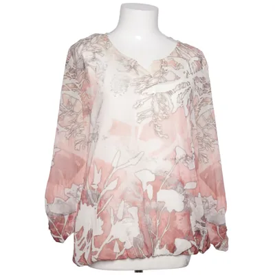 Blouse (Pink, White, Gray) from SuZa Polyester, Viscose