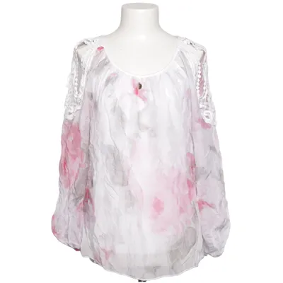 Blouse (White, Pink, Gray) from Pink Cherry Elastane, Silk, Viscose