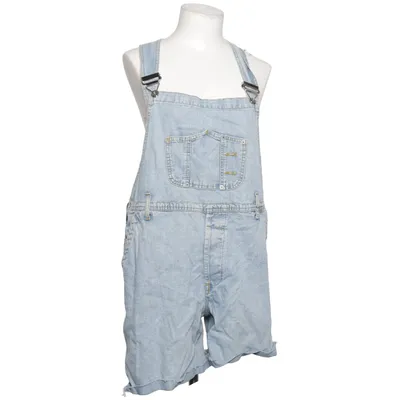 Dungaree shorts (Blue) from Playback Cotton