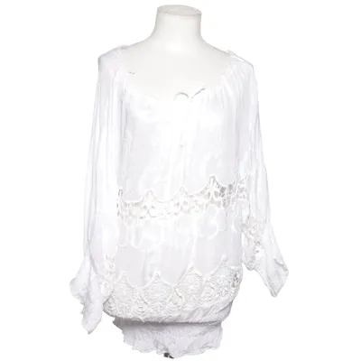 Blouse (Wit) van Superbugs Zijde, Viscose