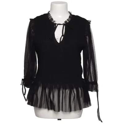 Blouse (Black) from Cream Polyester, Viscose