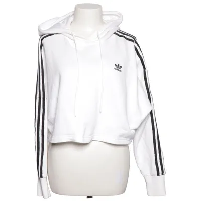 Huvtröja (Vit, Svart) från Adidas Bomull