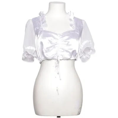 Dirndl blouse (Wit) van Nockstein Trachten Polyester