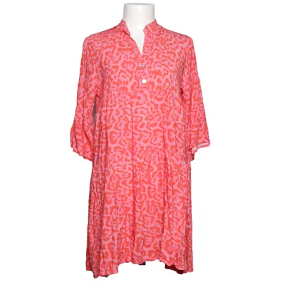 Jurk (Roze, Rood) van Zwillingsherz Viscose