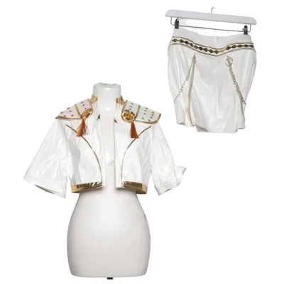 Set (Wit, Goud) Imitatieleer