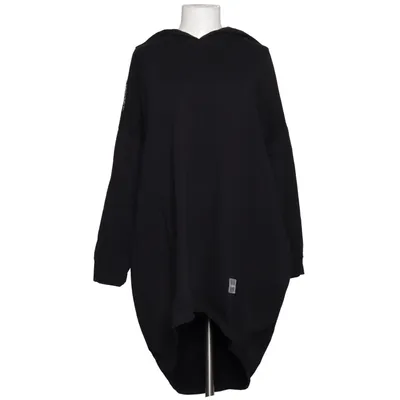 Hoodiekjole (Sort) fra Moma Bomuld, Elastan