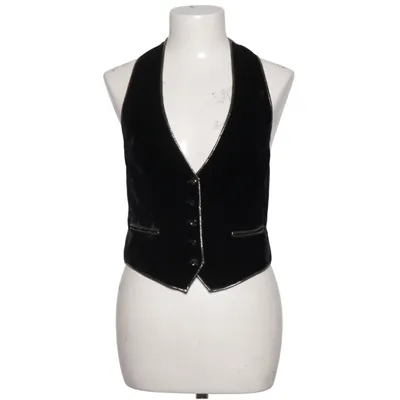 Kostymväst (Svart, Guldfärgad) från Azzaro Polyester, Silke, Viskos