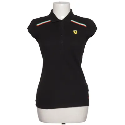 Poloshirt (Zwart) van Puma x Ferrari Katoen