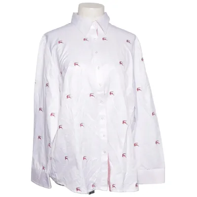 Skjorta (Vit, Röd) från Os Trachten Bomull, Polyester