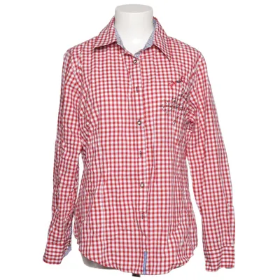 Shirt (Red, White) from Os Trachten Cotton