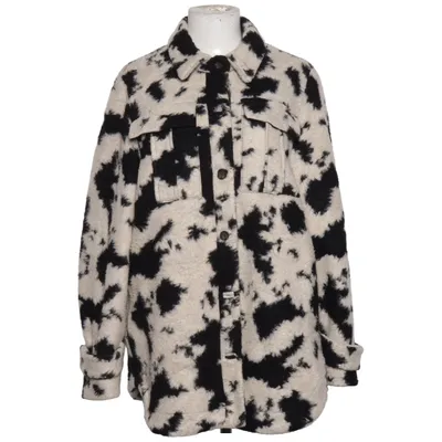 Overshirt (Zwart, Wit) van Allsaints Acryl, Katoen, Gerecycled polyester, Viscose, Wol