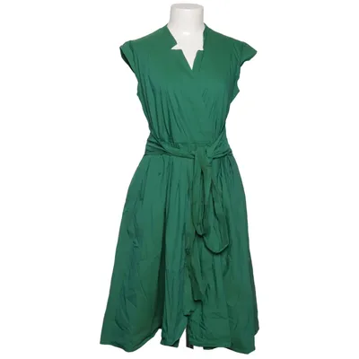 Wrap dress (Green) from Marella Cotton, Elastane, Polyamide