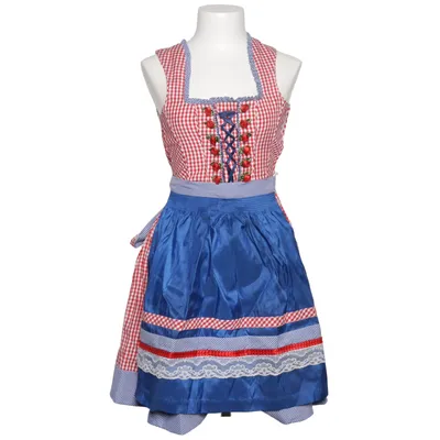 Dirndl (Red, Blue, White) from Country Line Cotton, Polyester