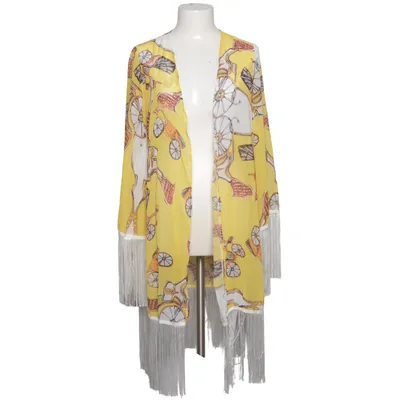 Caftan (Jaune, Blanc, Marron) de New Imperial Coton, Élasthane, Polyester