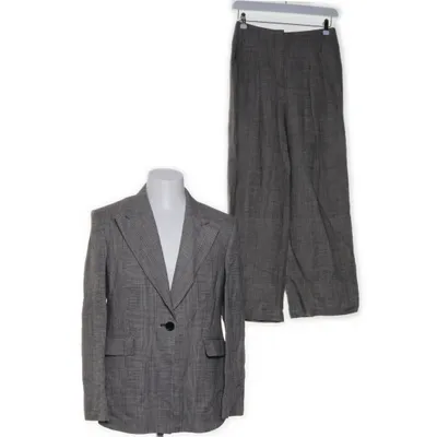 Jakkesæt (Grå, Flerfarvet) fra Windsor Acetat, Linned, Polyester, Viscose