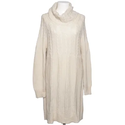 Jurk met col (Beige) van Mango Casual Sportswear Acryl, Mohair, Polyamide, Wol