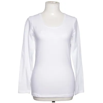 Long sleeve T-shirt (White) from Vivance Cotton, Elastane
