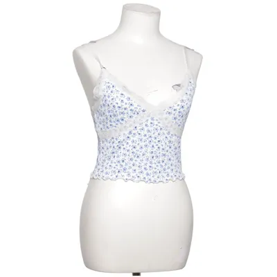 Crop top (Blå, Hvid)