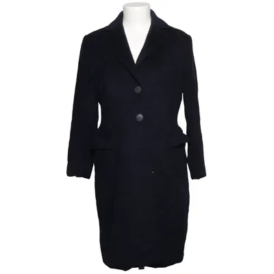 Coat (Black) from Cinzia Rocca Viscose, Wool